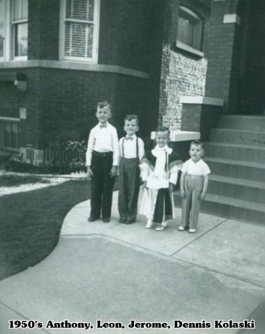 Kolaski kids, 1950s