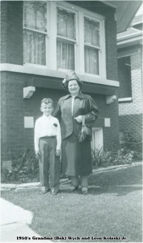 Leon Kolaski and Grandmother